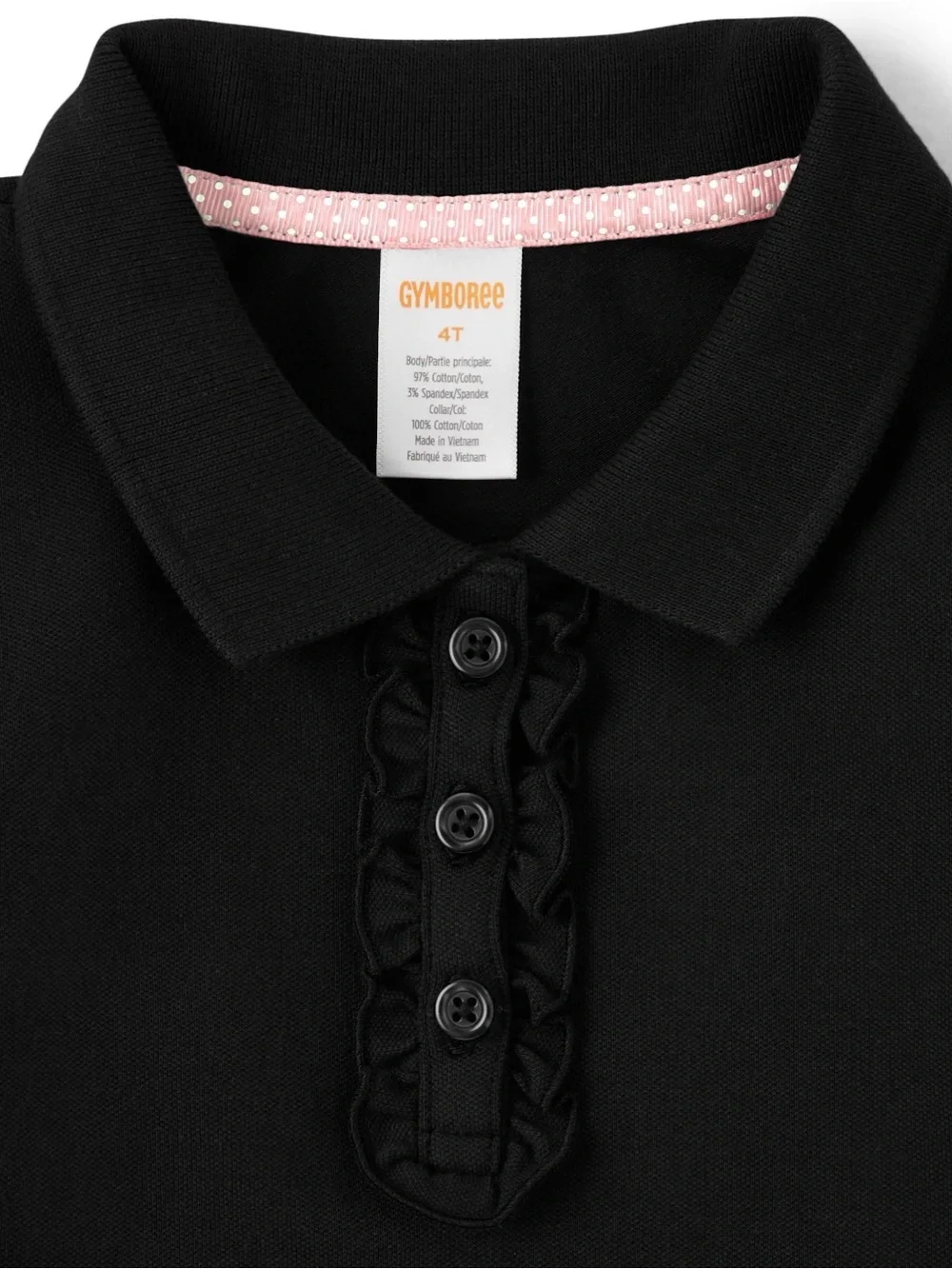 Gymboree Girl’s Stain Reaistant Ruffle Polo